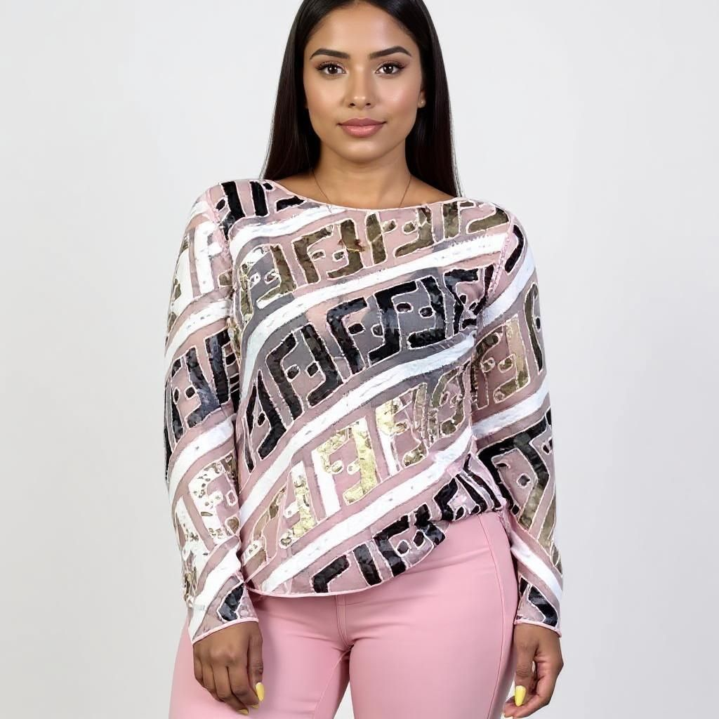F Glitz Top